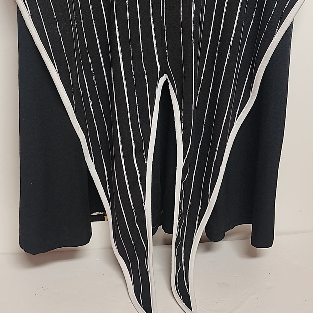 Disney Tim Burtons The Nightmare Before Christmas Black and White Striped Dress - Picture 3 of 10